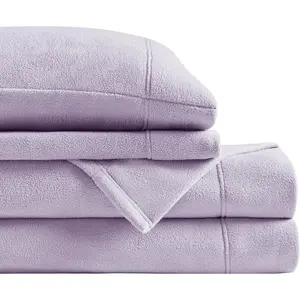 Cozy Micro Fleece Sheets - Warm & Cozy, Perfect for Cold Weather. King Size, Ivory Bedding.