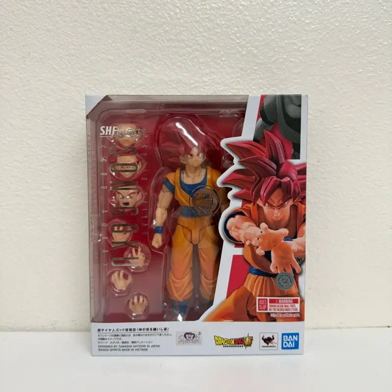 Dragon Ball Super Saiyan God Son Goku God Aura S.H.Figuarts Action Figure