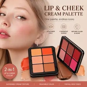 beauty glazed 2 In 1 Matte Cream Blush & Concealer Palette - Long-Wearing, Smudge Proof, Natural-Looking, Blendable Face Makeup With Matte Finish