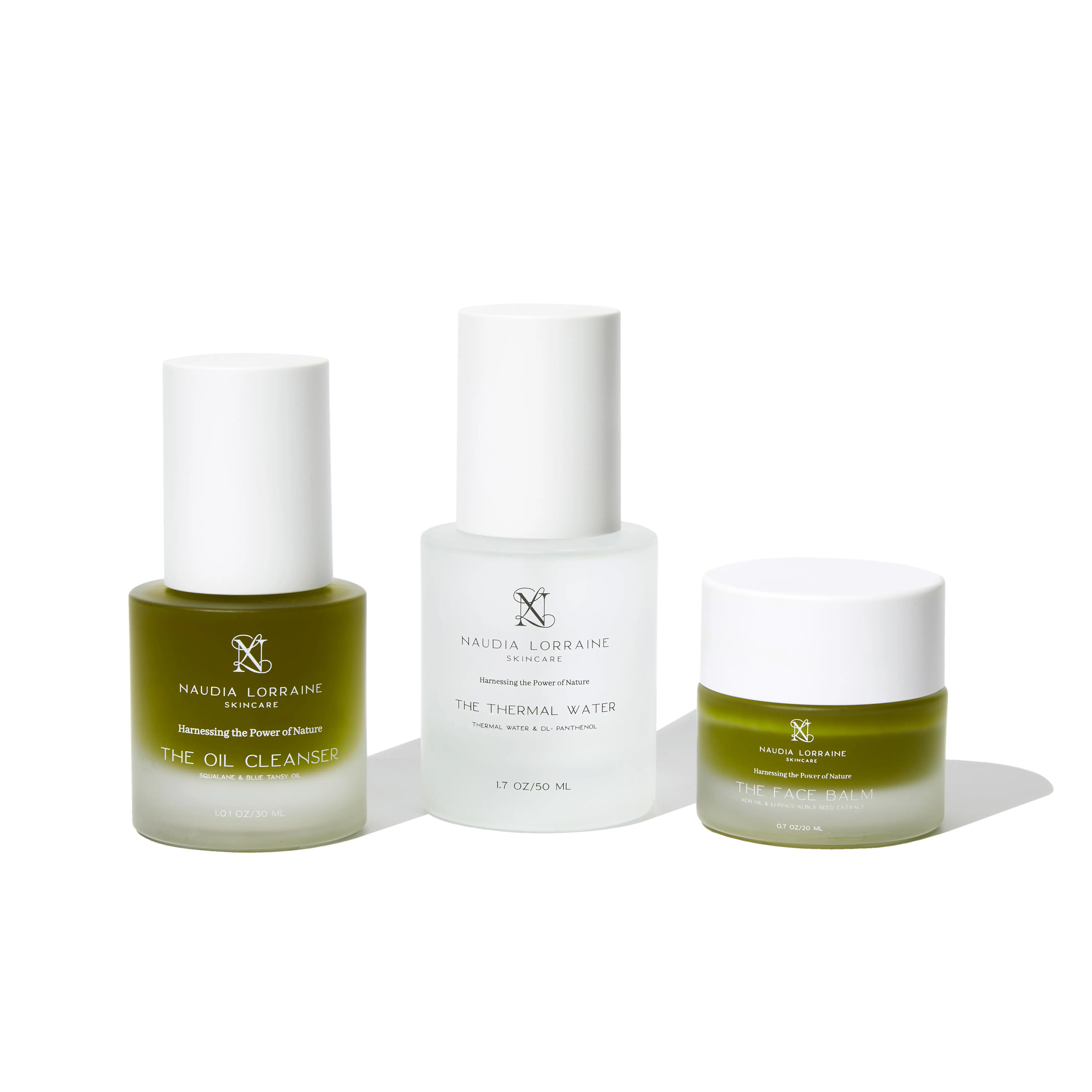 Naudia Lorraine Skincare The Mini Trio 3-Step Travel Skincare Set for Moisture Depleted Skin