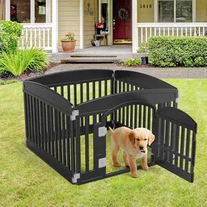 Dog Playpen Safe & Secure Indoor/Outdoor Pet Fence | Folding & Portable | Ideal for Small to Medium Dogs | Easy to Clean Enclosure small dog Enclosed