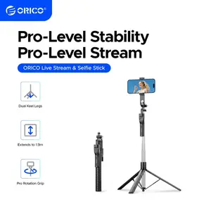 Orico 3 IN 1 Selfie Stick 1.9M Tripod 360°Rotate with Bluetooth Remote For Travel Stability Selfie Stick-SPM190