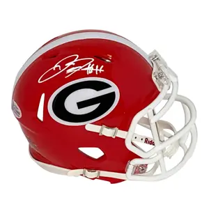 Jake Fromm Signed Riddell Speed Mini Helmet with #11 Inscription - BAS