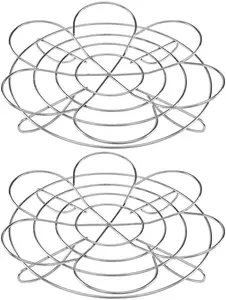 Canning Rack for Pressure Cooker - Reversible Stacking System for Mason Jars & Food Storage, 2-Pack