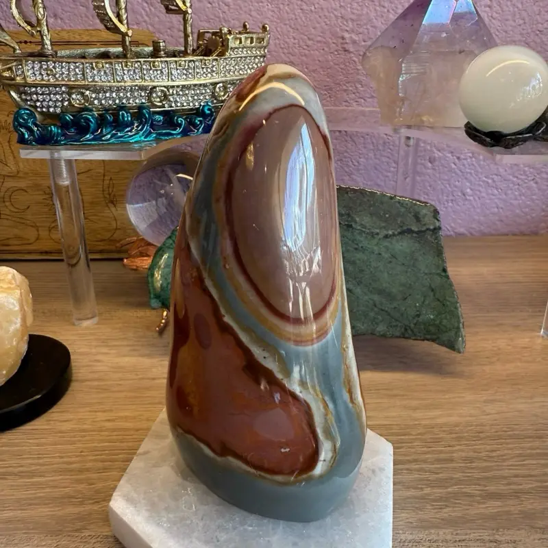 Polychrome Jasper – Grounding, Creativity & Vibrant Energy Stone
