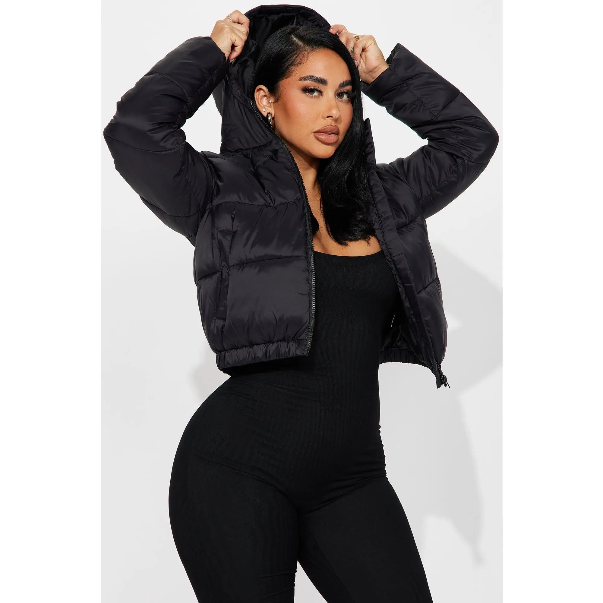 Up And About Puffer Coat - Black