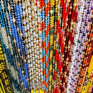 Waistbead on Sale - Crystal Waistbeads for Women Daily Use Multiple Varieties Colorful Beads for Women's Fashion Accessories.