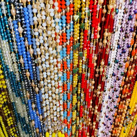 Waistbead on Sale - Crystal Waistbeads for Women Daily Use Multiple Varieties Colorful Beads for Women's Fashion Accessories.