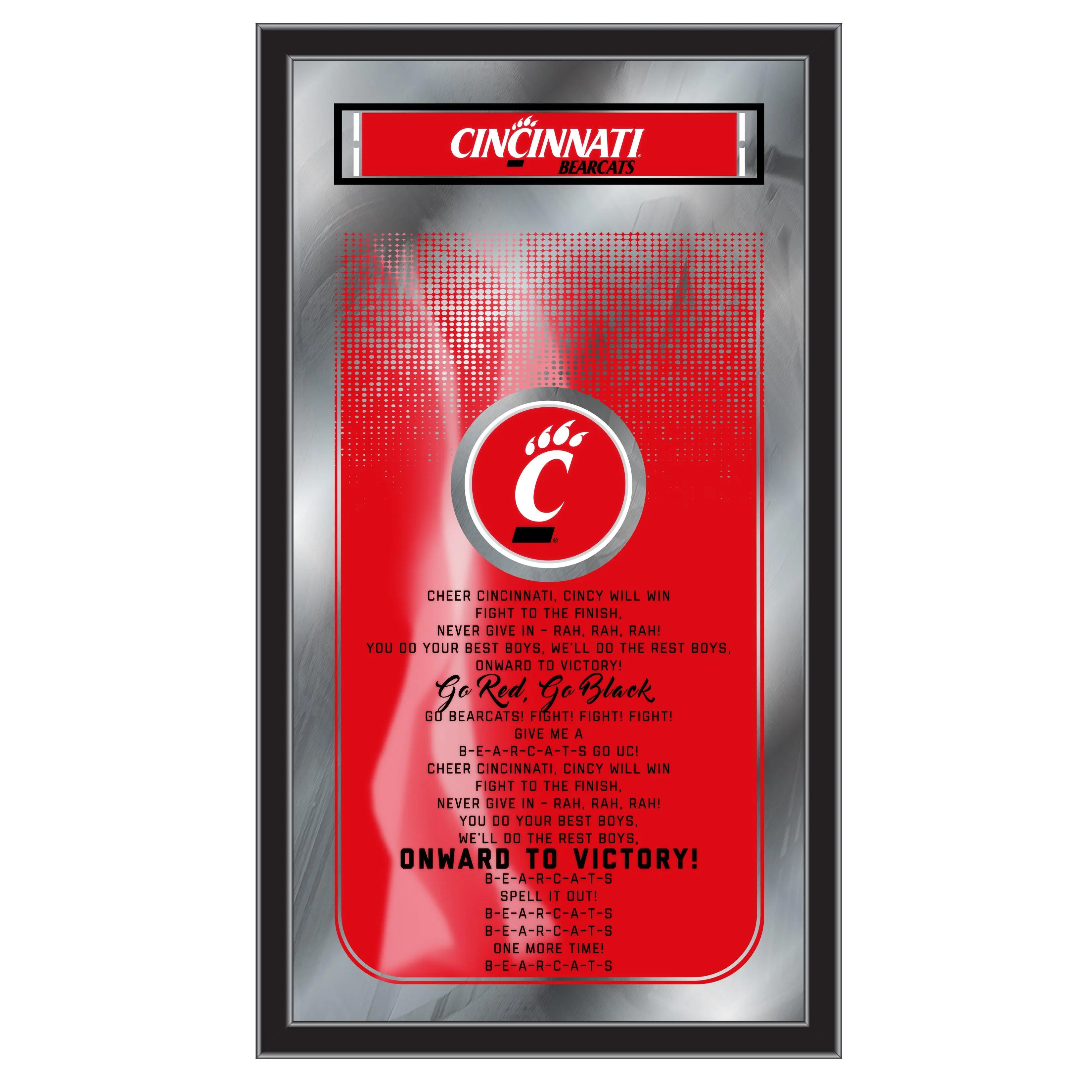 Cincinnati Bearcats Fight Song Wall Mirror