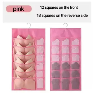 Double-Sided Bra Storage Bag, Multi-Functional Underwear Organizer, Hanging Bra Sock Holder, Closet Essentials for Neatness