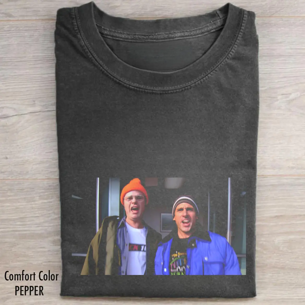 Vintage The Office Graphic Tee - Michael & Dwight Shirt - Funny Graphic Tee - Sitcom Friends T-shirt - The Office Outfit - Gift T-shirt - Unisex Meme Cringe Funny Dumb Shirt, Menswear Womenswear Streetwear Cotton Comfort