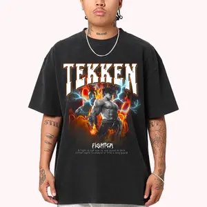 Tekken 8 King Of Iron Fist Graphic T Shirt For Fighting Game Community Fans HY3002