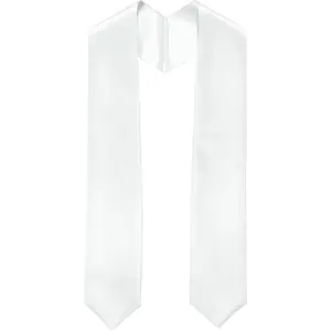 Plain Graduation Stole Sash 60'' Long Adults Sash for High School and College
