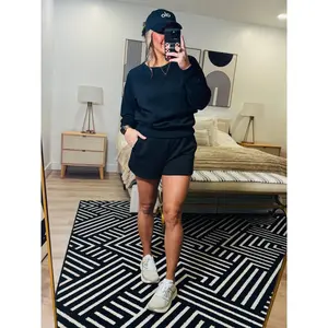 Moving Along Scuba Pullover- Black