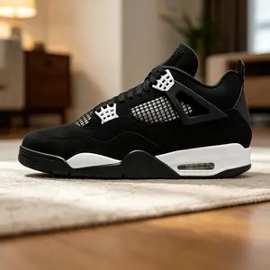 Breathable Leather Mesh  Sport Shoes, Shock Absorption Anti-Slip Sole Unisex Basketball Shoes, Outdoor Skateboarding Casual Sneakers  Trend Breathable Leather Mesh Sneakers, Shock Absorption Anti-Slip Sole Unisex Outdoor Basketball Skateboa