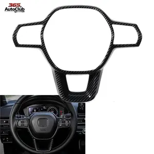 Carbon Fiber Style Center Console & Dashboard Trim Frame Cover, Compatible with Honda Civic 2022-2026, Accord CR-V HR-V 2023-2026, Automotive Interior Accessories