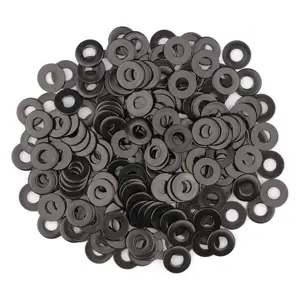 200 count #8 x 7/16'' SEA Washers 304 Stainless Steel Black Flat Washers Universal Metal Washers