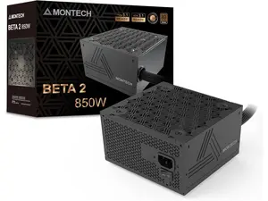 BETA 2 850W Power Supply, ATX 3.1 & PCIe 5.1 Ready, 80+ Bronze Certified, Next-Gen 12V-2x6 Cable, DC-to-DC Stability, Industrial Japanese Main Capacitor, Full Protection Suite (BETA2850W)