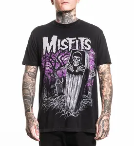 Affliction Men's T-shirt Misfits Crypt