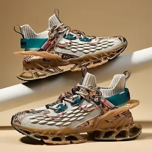 Men’s walking and running shoes—non-slip athletic tennis sneakers, breathable and fashionable.