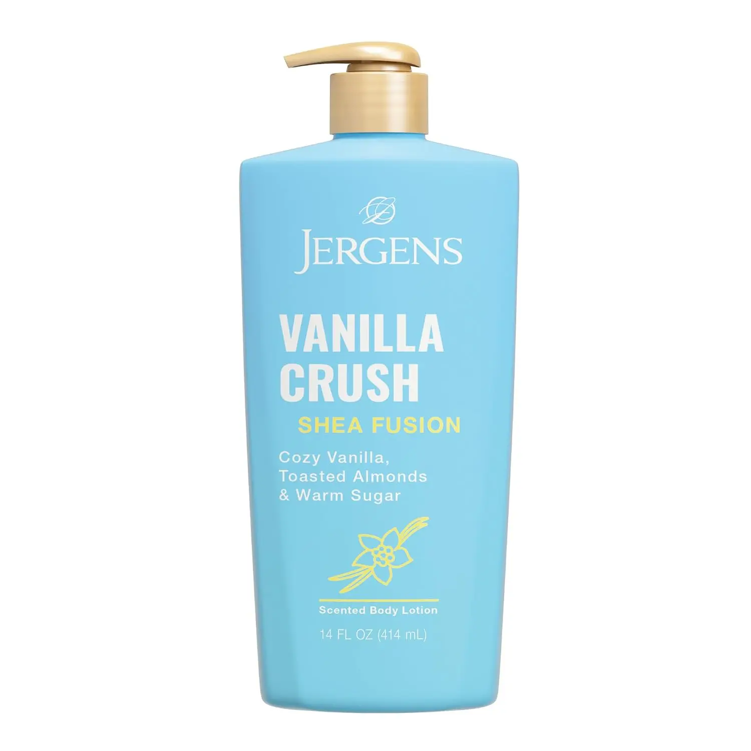 Shea Fusion Vanilla Crush Body Lotion, Dry Skin, 14 fl oz | Shea Butter and Vitamin E Moisturizing Lotion, Vanilla Scent, Dry Skin Relief, Women, Daily Hydration