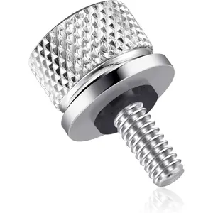 Chrome Stainless Seat Bolt Screw For Sportster,Wide Glide,Street Bob, Roadking,Fatbob,Softail,Dyna,Street Glide,Road Glide,Ultra Glide 1996-2024