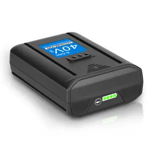 6.0Ah 40V Max Battery for Kobalt, High Capacity 40-Volt Rechargeable Lithium Ion Battery for Kobalt KB245-06 KB540-06 KB2540C-06 KB440-03 KB440-06 KB640-03 KB240-06