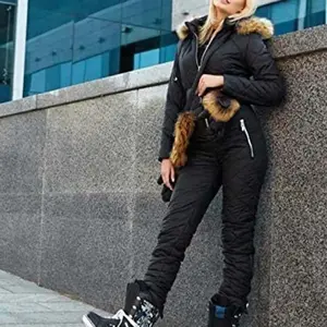 Women Winter One Piece Ski Jumpsuit