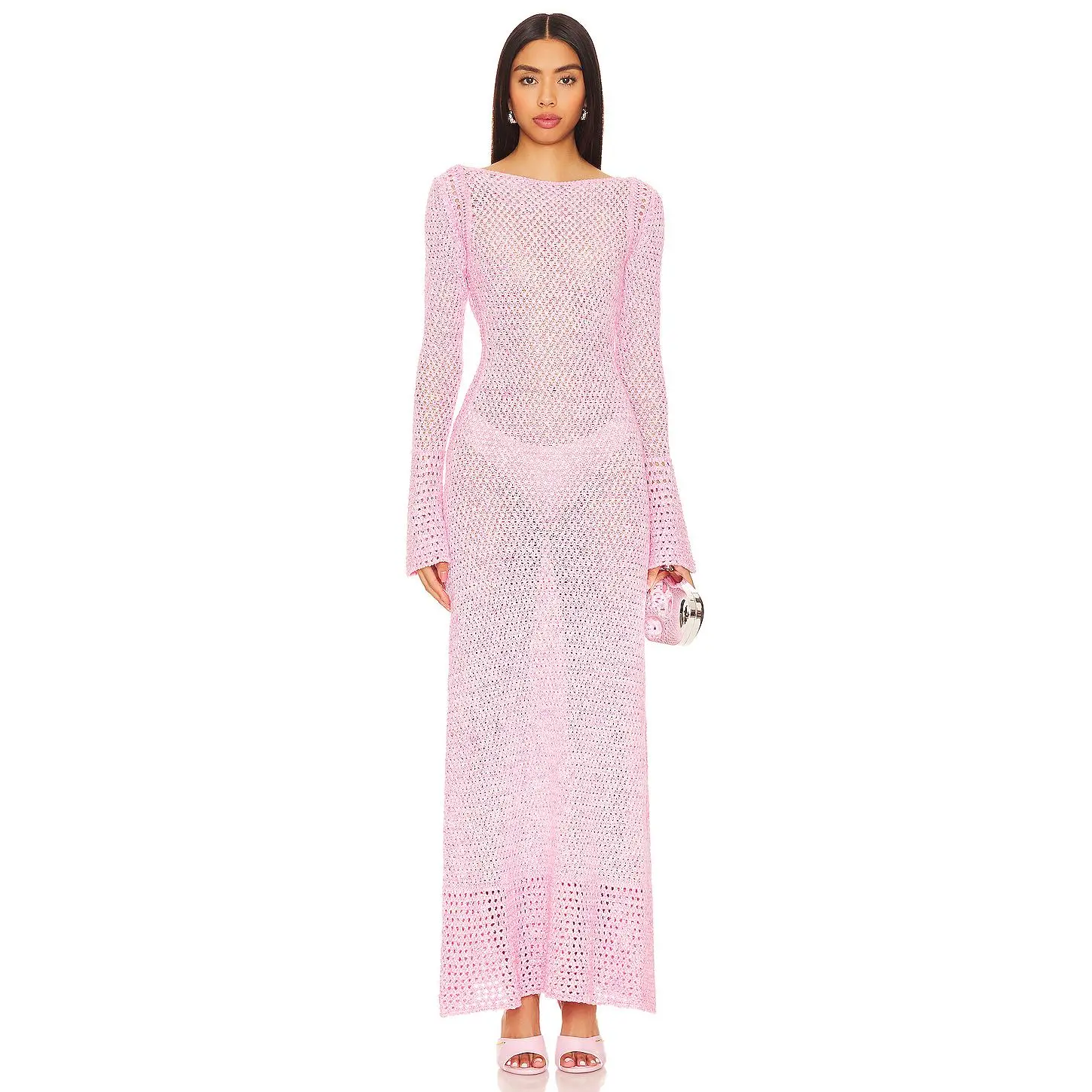 Significant Other Una Maxi Dress in Fuchsia