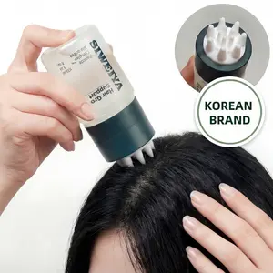Korean Peptide Complex Hair Growth Scalp Serum — Advanced Treatment for Thinning Hair, Promotes Fuller-Looking Volume, Plant-Based Bio-Active Formula with Soft Silicone Applicator to Massage, Nourish & Soothe the Scalp
