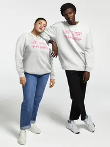 very demure very mindful crossed pink Pullover Sweatshirt