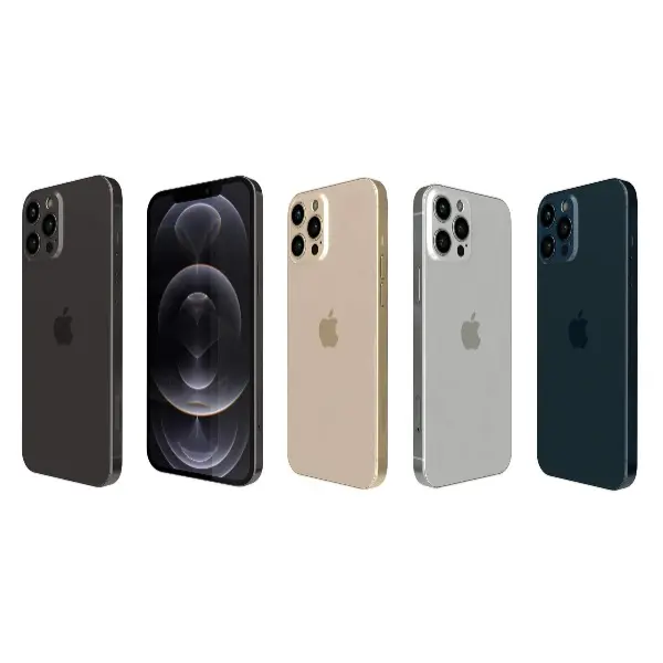 Refurbished Apple iPhone 12 Pro Max Fully Unlocked 128GBGB All Colors - Good with 1 Year Warranty by BITB