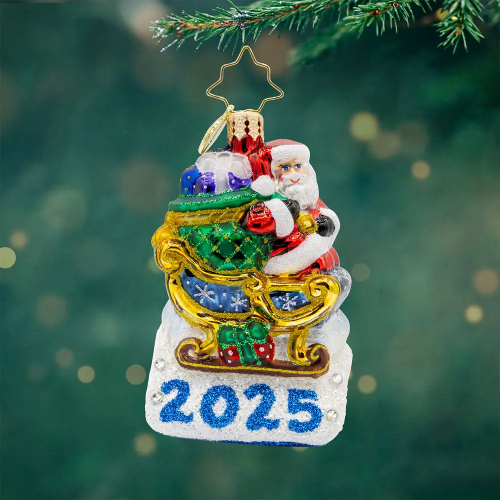 2025 Rooftop Parking Christmas Santa Decoration, Festive Home & Party Supply Gem