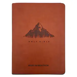 Custom NLT Large Giant Print Faux Leather Holy Bible | Brown | New Living Translation - Tiktok