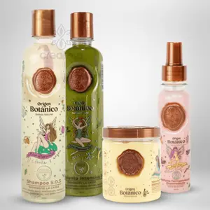 Origen Botanico Ritual Botanico Repairing Combo for Dry and Dull Hair 4 Pack