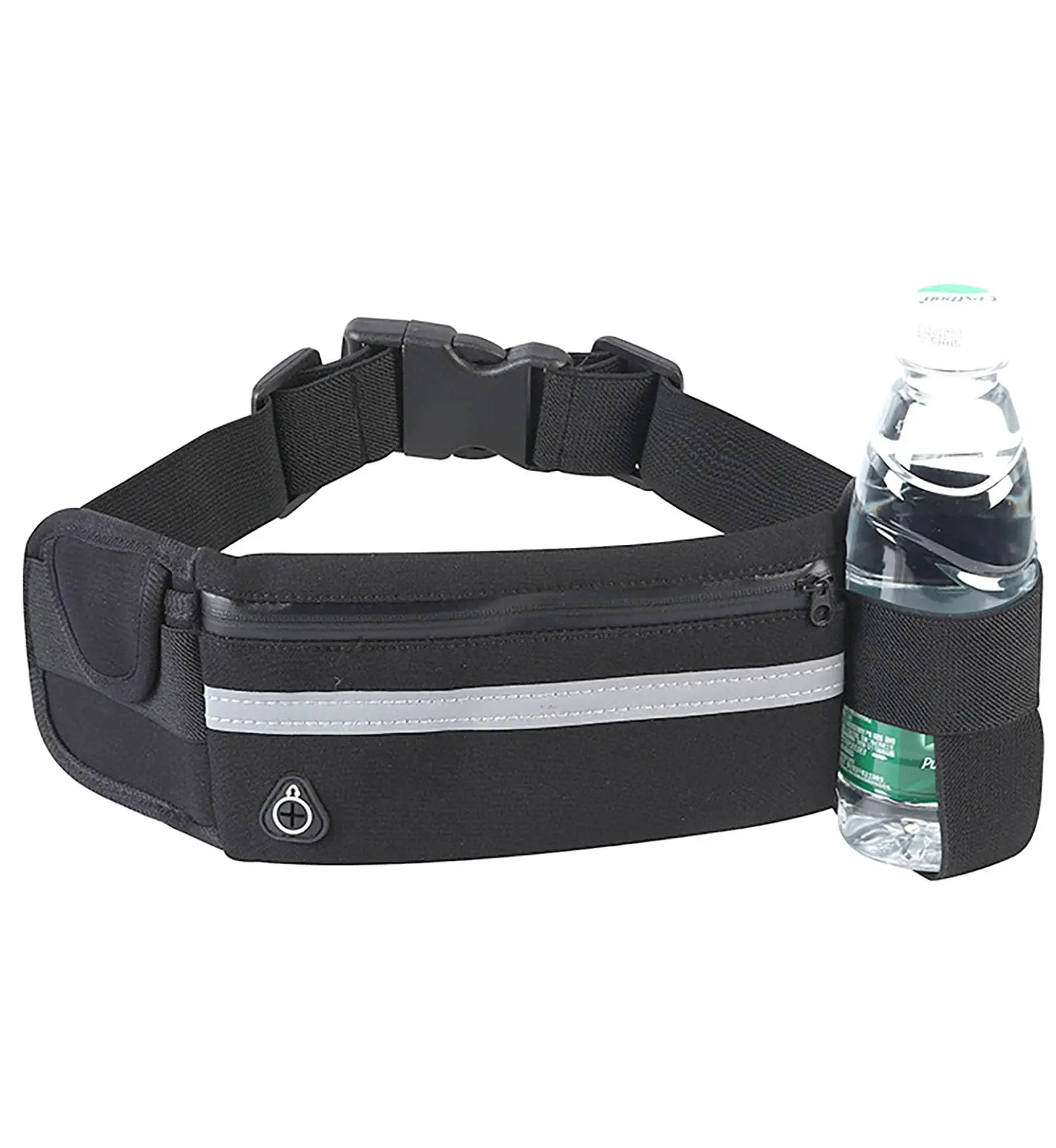 Unisex Water-Resistant Running Waist Pack - Slimline Adjustable Phone Holder, Fits Waist Sizes 28"-49", Great for Sports and Hiking, Convenient Storage for iPhone, Android Devices
