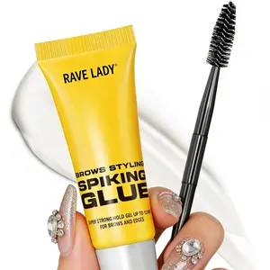 Professional Clear Brow Styling Spiking Glue, Creates a Natural Brow Shape with Strong Hold, Water- & Sweat-Resistant, Long-Lasting, Suitable for All Skin Types, Eyebrow Products
