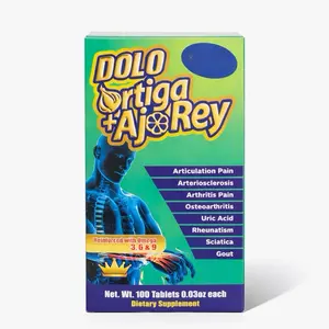 Dolo Ortiga + Ajo Rey Joint Support Tablets – 100 Count | Omega 3-6-9 | Supports Arthritis, Gout, Sciatica & Uric Acid