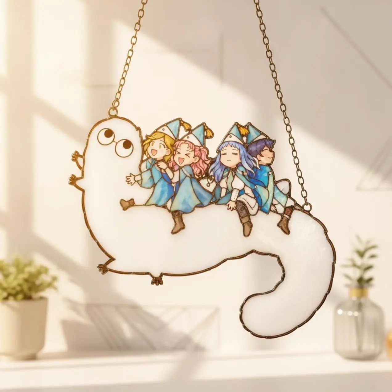 Brushbuddy Resin Suncatcher W.itc.h Ha.t Ate.lier  Inspired Art
