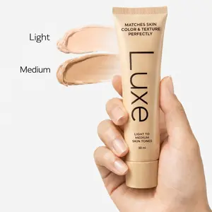 Luxe Color Changing Foundation for Women – Instantly Adapts to Your Skin Tone – Buildable Light-to-Medium,  Coverage – 12-Hour Wear – Natural Dewy Finish