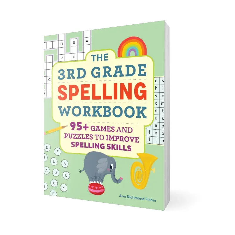 The 3rd Grade Spelling Workbook – Summer Learning Spelling Practice with Fun Games & Puzzles