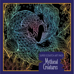 Super Scratch Art Pads: Mythical Creatures by Union Square Kids [Paperback Book]