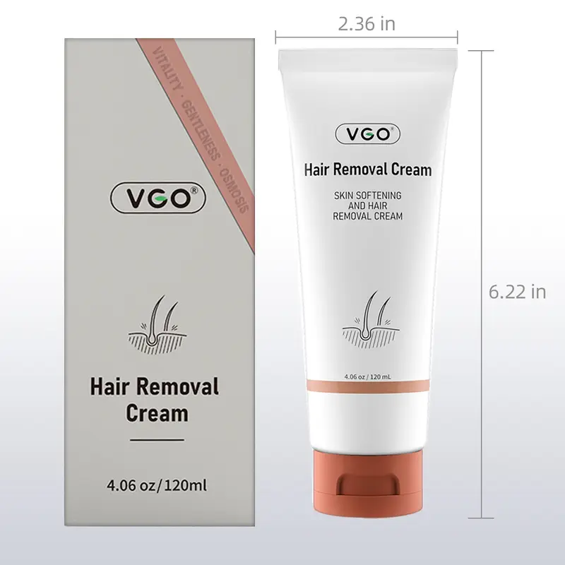 VGO Hair Removal Cream for Women & Men, 120ml / 4.06oz Body Care Wax Body Care Unisex Gentle Comfort Cosmetic-A 7