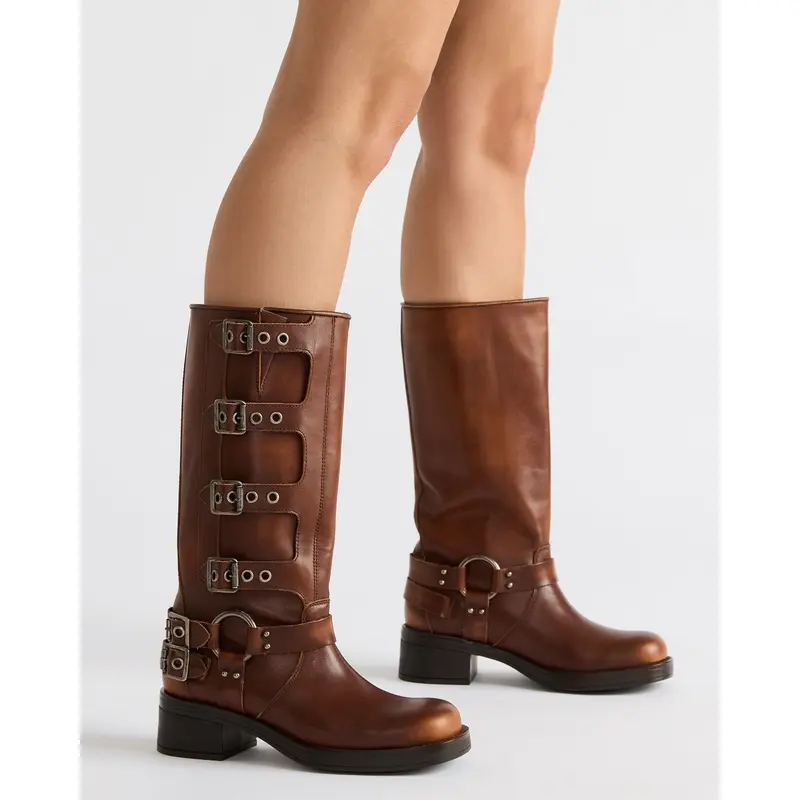 Steve Madden ROCKY COGNAC DISTRESSED - TikTok Shop display picture 1