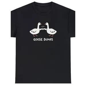 100% Cotton Goosebumps T-Shirt, Funny Satire Silly Goose Fist Satire Meme Humor T-Shirt, Soft Comfortable Crew Neck - 180G Ivan Cornejo Merch Graphic Tees Shirts Men Men Gifts Golf Gift T-Shirt For Men And Women