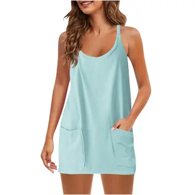 Summer Dresses Romper Shorts TikTok Shop - Main Image
