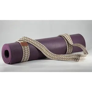 Tawa Handwoven Yoga Mat Strap – Camel Yoga Mat Carrier, Adjustable