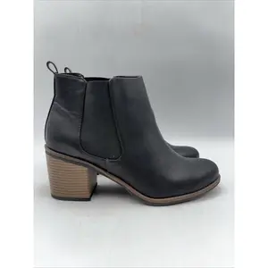 White Mountain Destiny Black Block Chelsea Casual Boots Women's Size 11 M