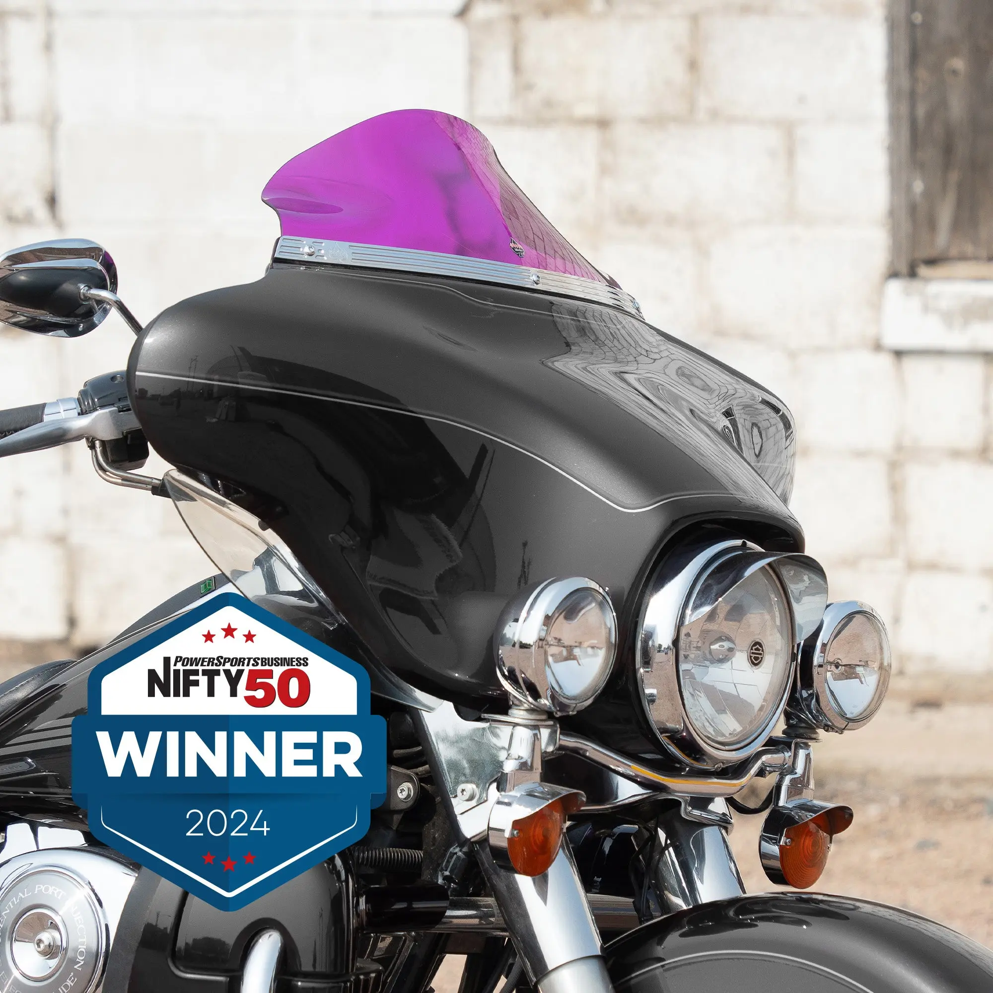 Kolor Flare™ Windshield for H-D 1996-2013 FLH