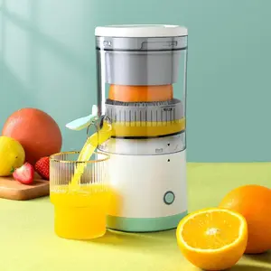 Electric Juicer Rechargeable,Portable Kitchen Gadget for making Orange Juice,Squeezing Oranges,Lemons,Kiwi Fruit,Grapefruits,and Citrus Juices.Comes with USB  and a Cleaning Brush(Green)